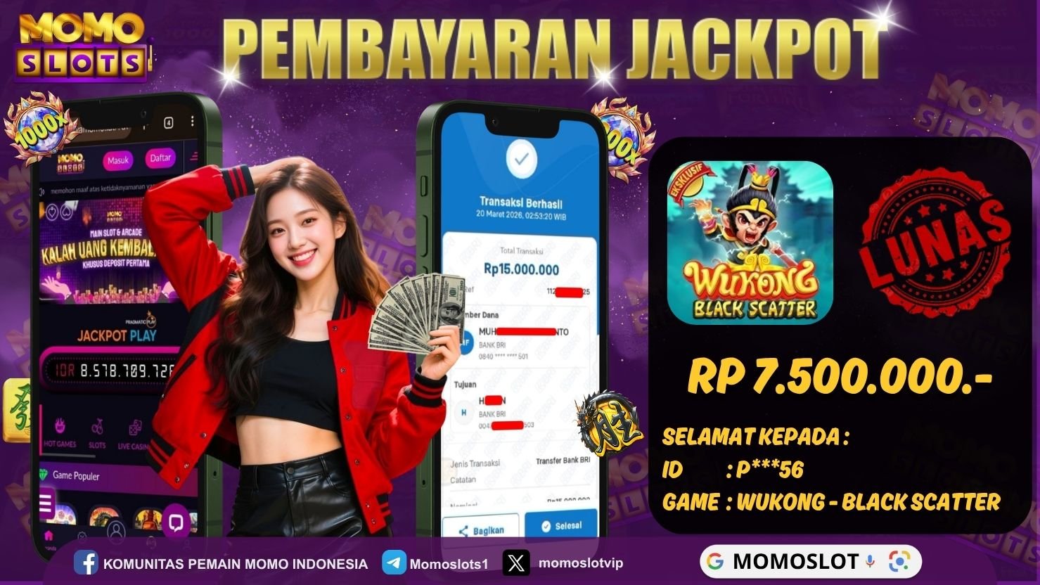 MOMOSLOTS JACKPOT SLOT WUKONG - BLACK SCATTER